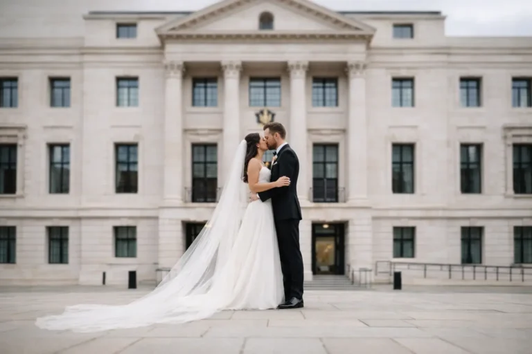 newlyweds-kiss-at-camden-town-hall